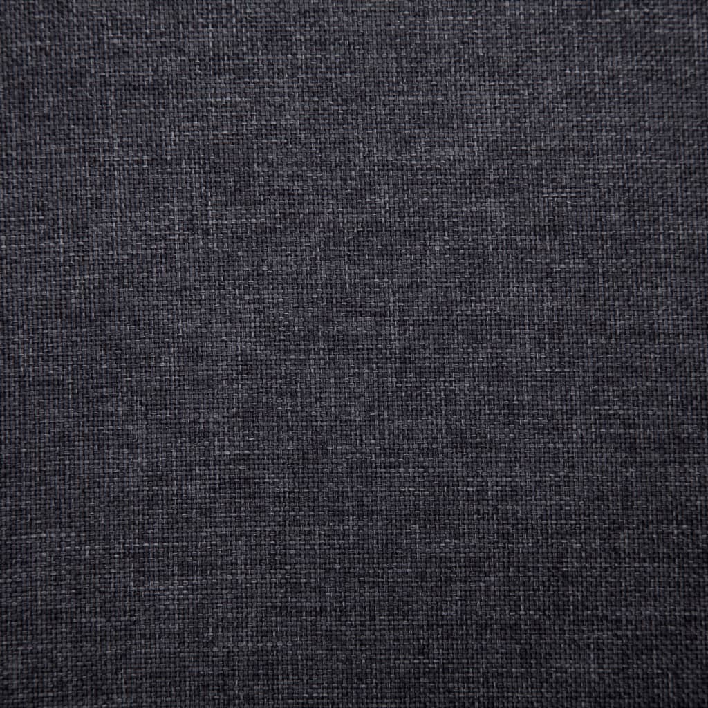 bænk 139,5 cm polyester mørkegrå