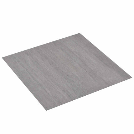 Gulvplanker 5,11 m² 55 pcs PVC Mørkegrå Melange