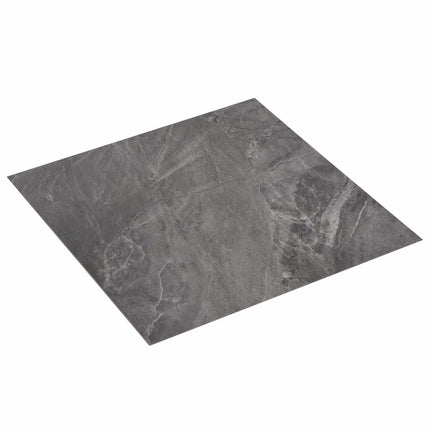 Gulvplanker 5,11 m² 55 pcs PVC Sort og Hvid