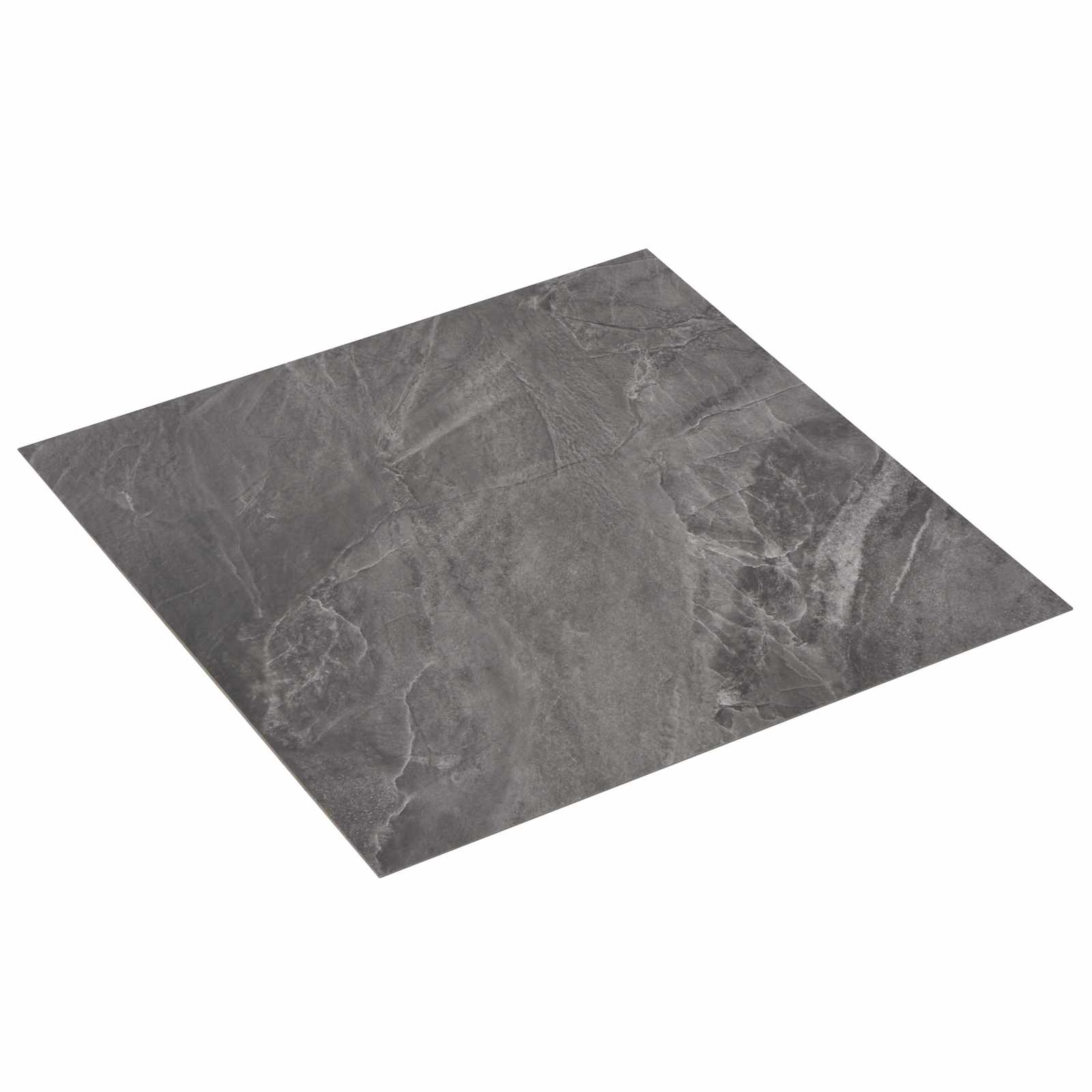 Gulvplanker 5,11 m² 55 pcs PVC Sort og Hvid