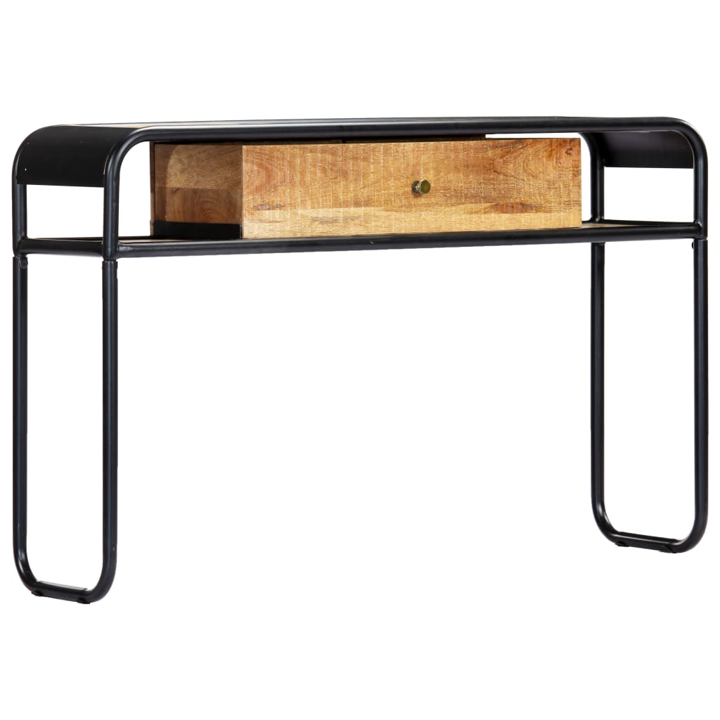 konsolbord 118 x 30 x 75 cm massivt mangotræ