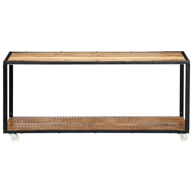 sofabord 90x50x40 cm massivt genbrugstræ