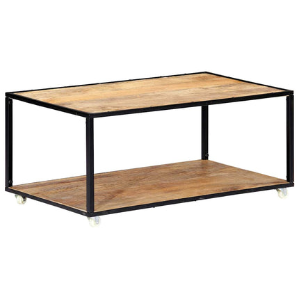 sofabord 90x50x40 cm massivt genbrugstræ