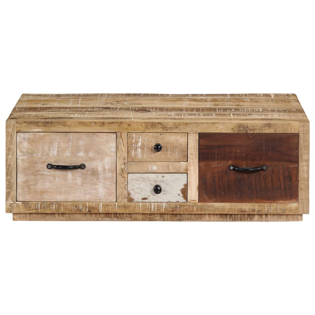 sofabord 90x60x30 cm massivt mangotræ