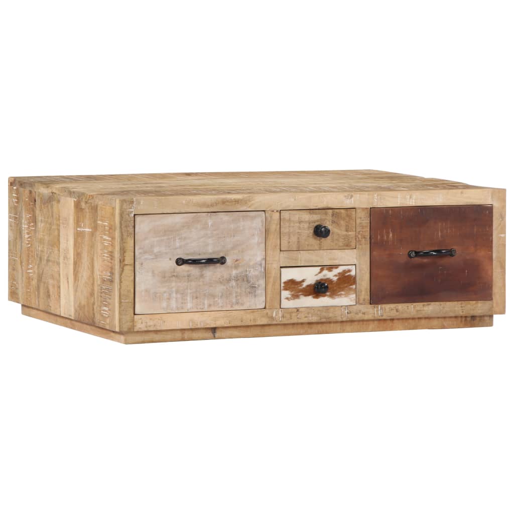 sofabord 90x60x30 cm massivt mangotræ