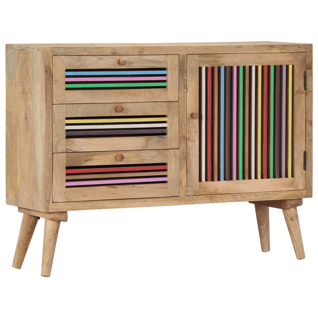skænk 100x30x75 cm massivt mangotræ