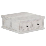 sofabord 70x70x30 cm massivt mangotræ