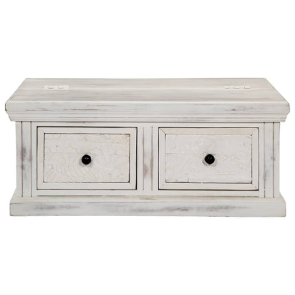 sofabord 70x70x30 cm massivt mangotræ