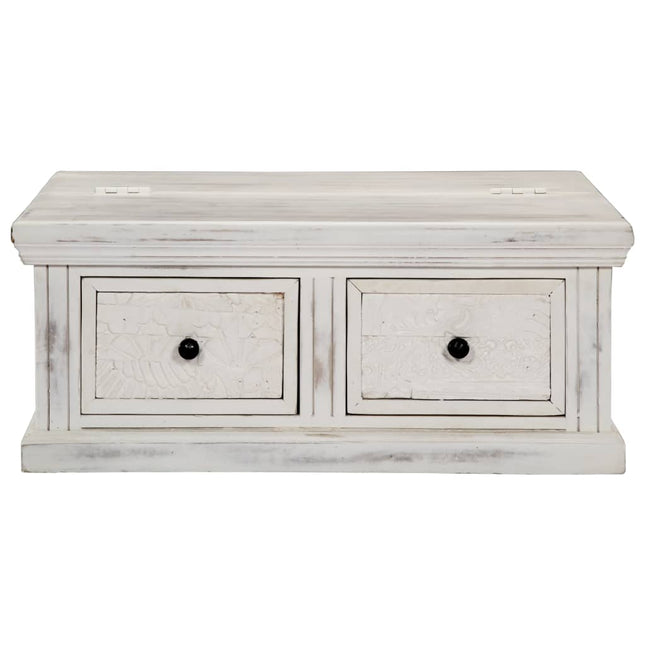 sofabord 70x70x30 cm massivt mangotræ