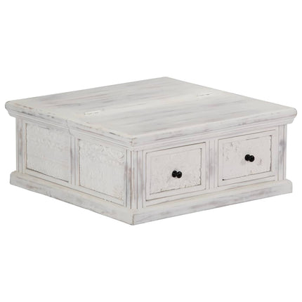 sofabord 70x70x30 cm massivt mangotræ