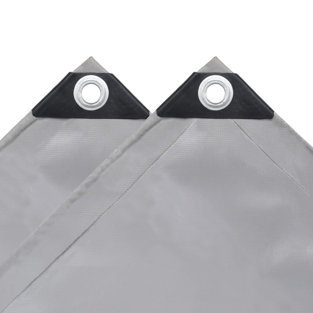 presenning 650 g/m² 3,5 x 5 m grå