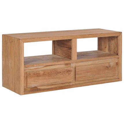 tv-skab 90x30x40 cm massivt teaktræ