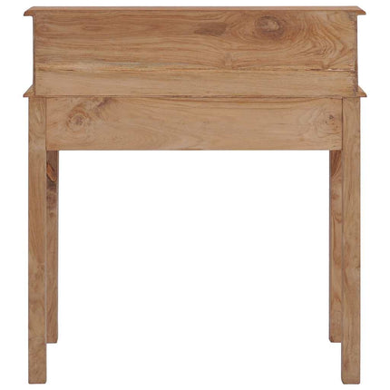 skrivebord 90x50x100 cm massivt teaktræ