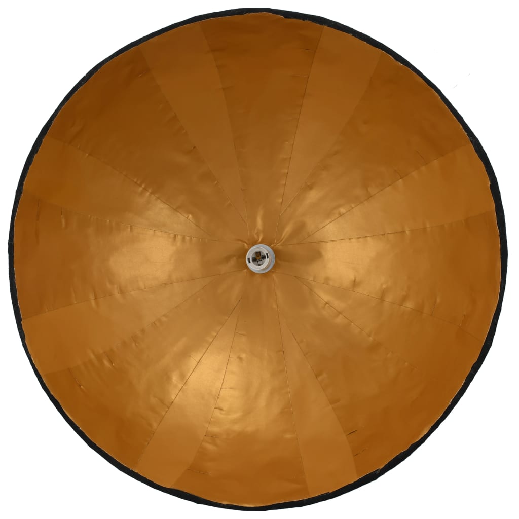 pendellampe Ø 70 E27 sort og guldfarvet