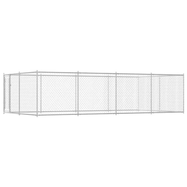 udendørs hundeløbegård 7,6 x 3,8 x 1,9 m