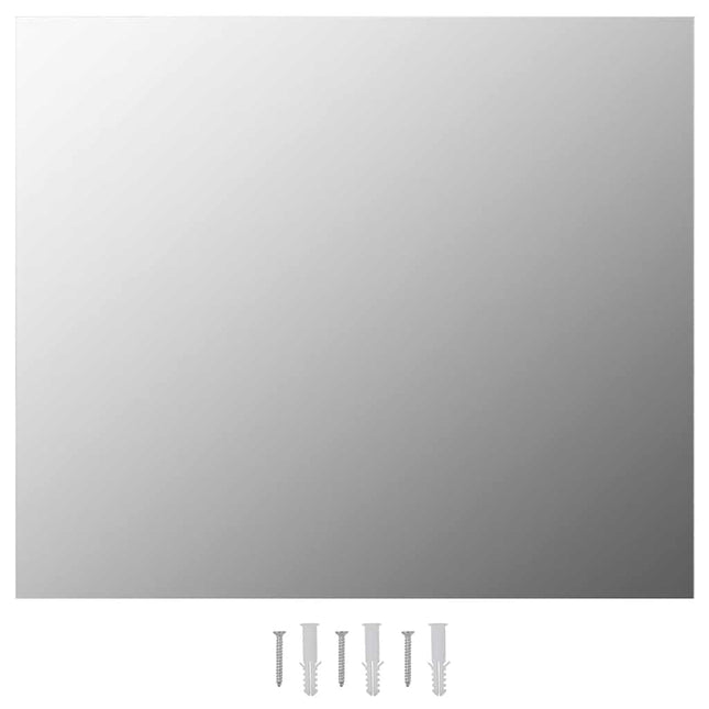 spejl uden ramme 80x60 cm glas
