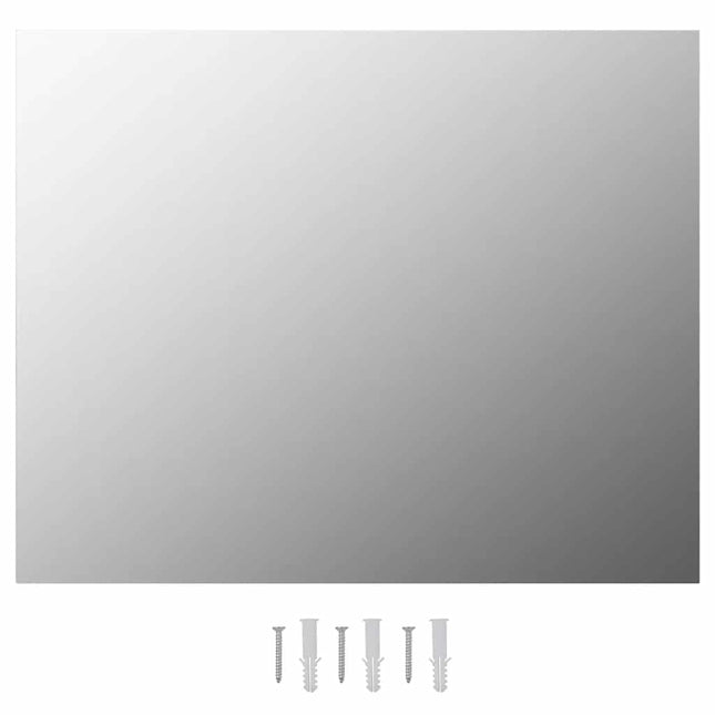 spejl uden ramme 100x60 cm glas