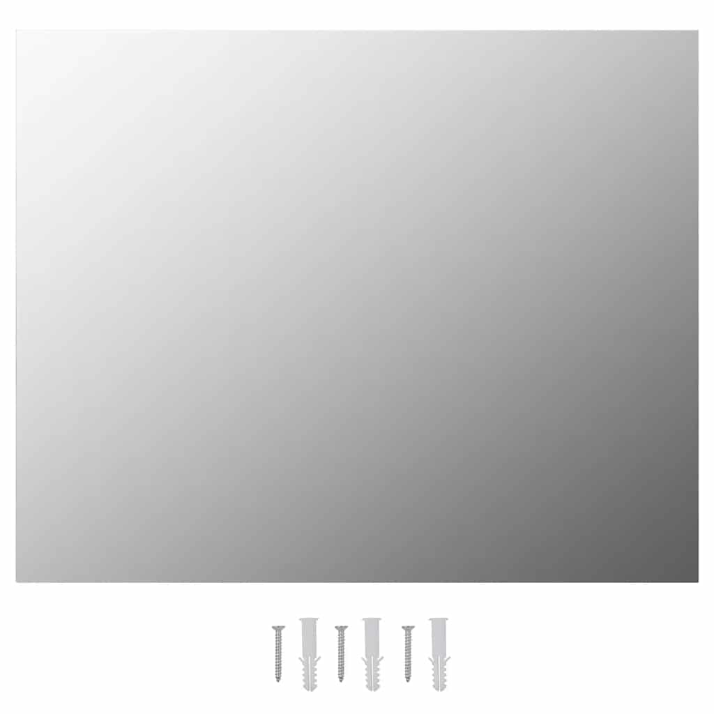 spejl uden ramme 100x60 cm glas