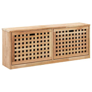 skobænk 94 x 20 x 38 cm massivt valnøddetræ