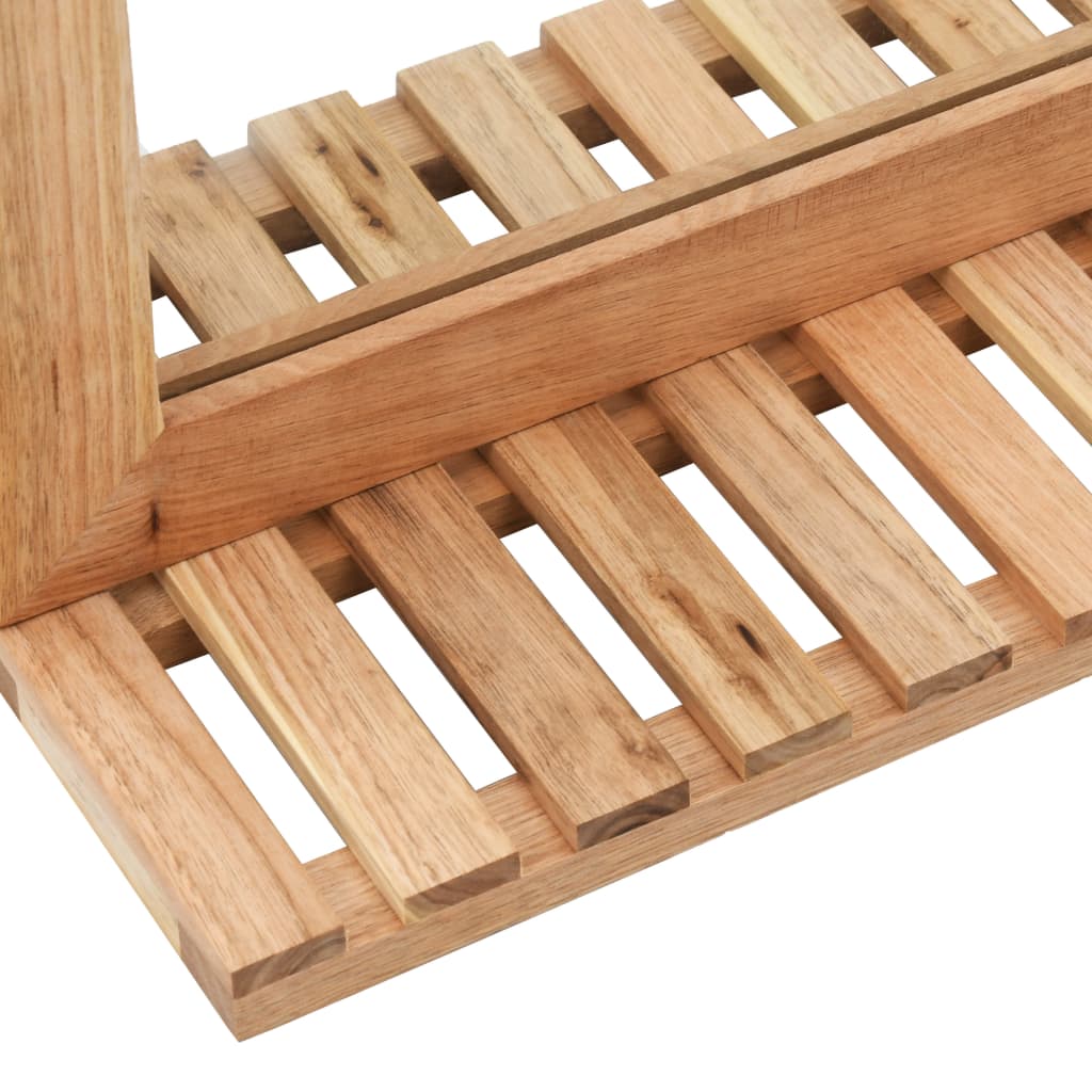 badeværelsespejl 60 x 12 x 62 cm massivt valnøddetræ