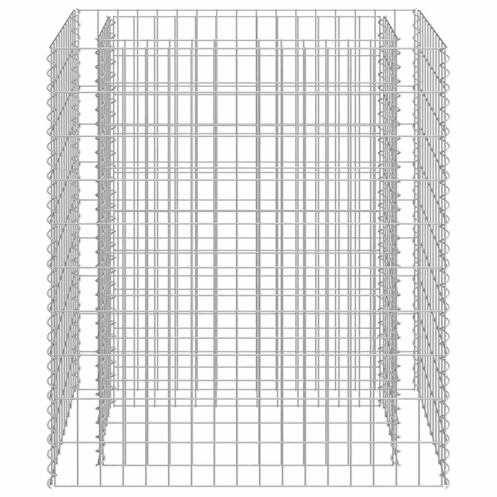 gabion-højbed 90x50x100 cm galvaniseret stål