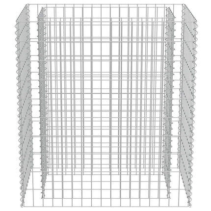 gabion-højbed 90x50x100 cm galvaniseret stål