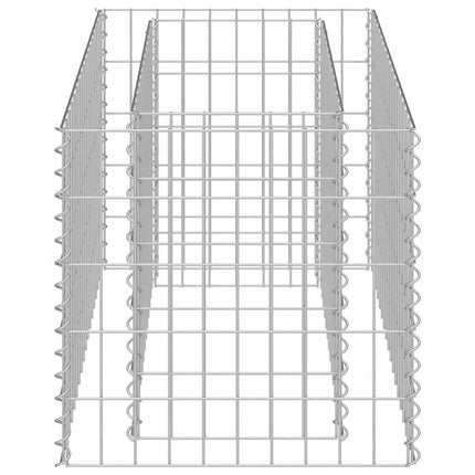 gabion-højbed 90x50x50 cm galvaniseret stål