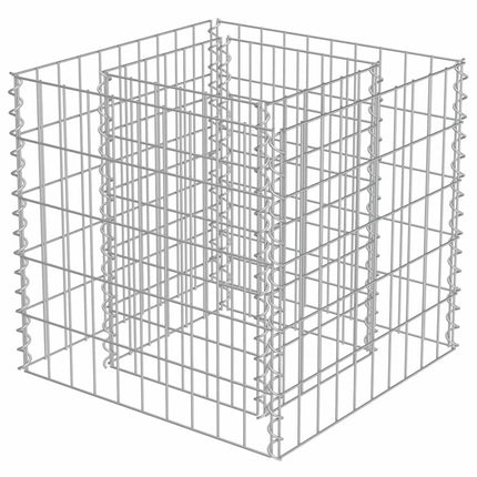 gabion-højbed 50x50x50 cm galvaniseret stål