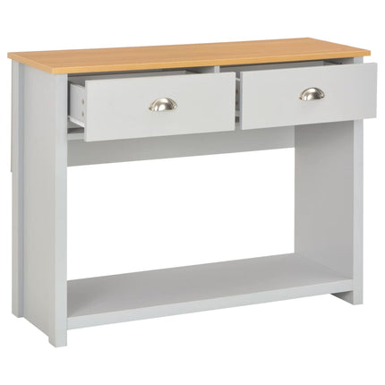 konsolbord 97x35x76 cm grå