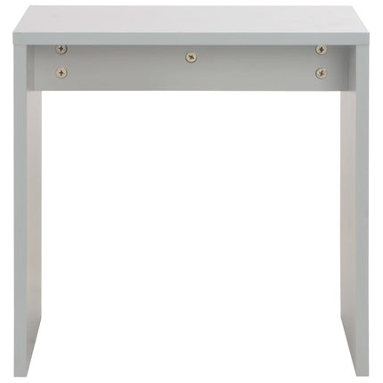 toiletbord med spejl og skammel 104x45x131 cm grå