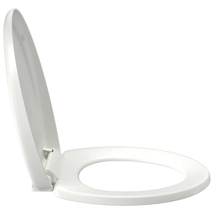 toiletsæde med soft-close og quick release-design hvid