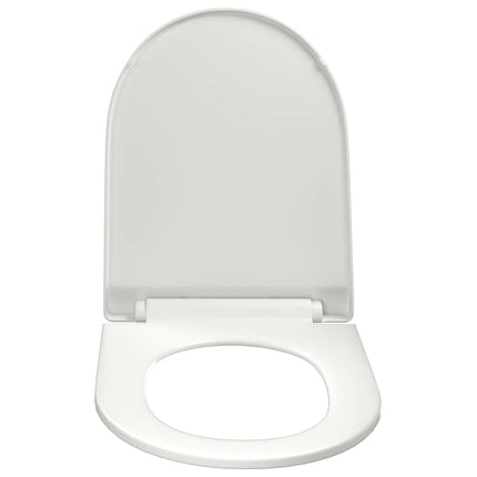 toiletsæde med soft-close og quick release-design hvid