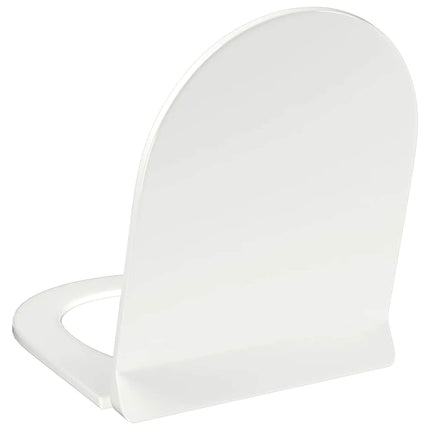 toiletsæde med soft-close og quick release-design hvid