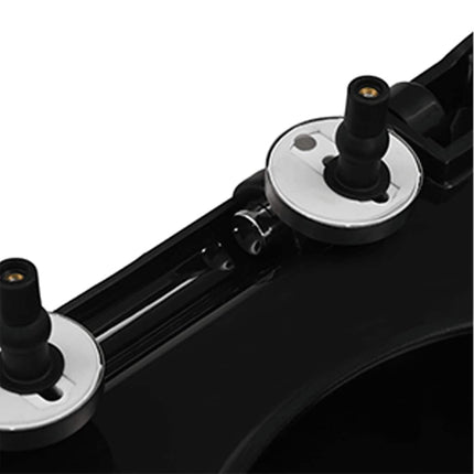 toiletsæde med soft-close og quick release-design sort
