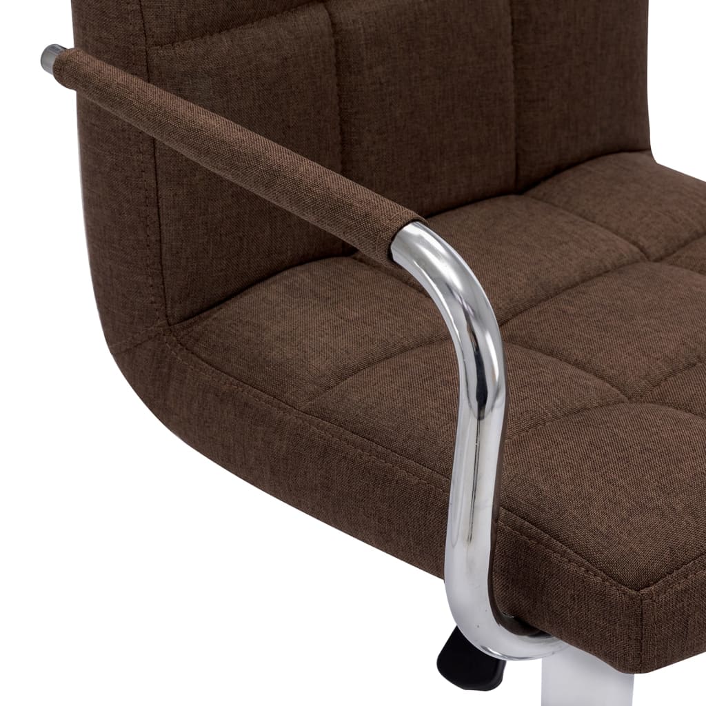 barstole 2 stk. stof brun