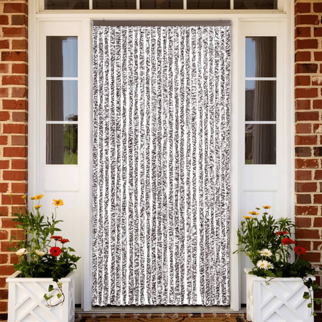 insektgardin 100 x 220 cm brun og beige