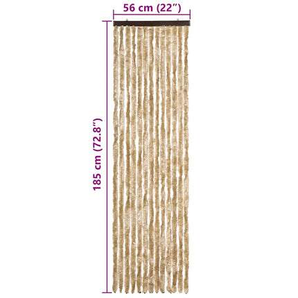 insektgardin 56 x 185 cm beige