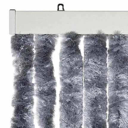 insektgardin 56 x 185 cm sølvfarvet