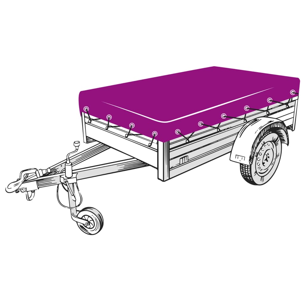 trailernet HDPE 2,5 x 4,5 m sort