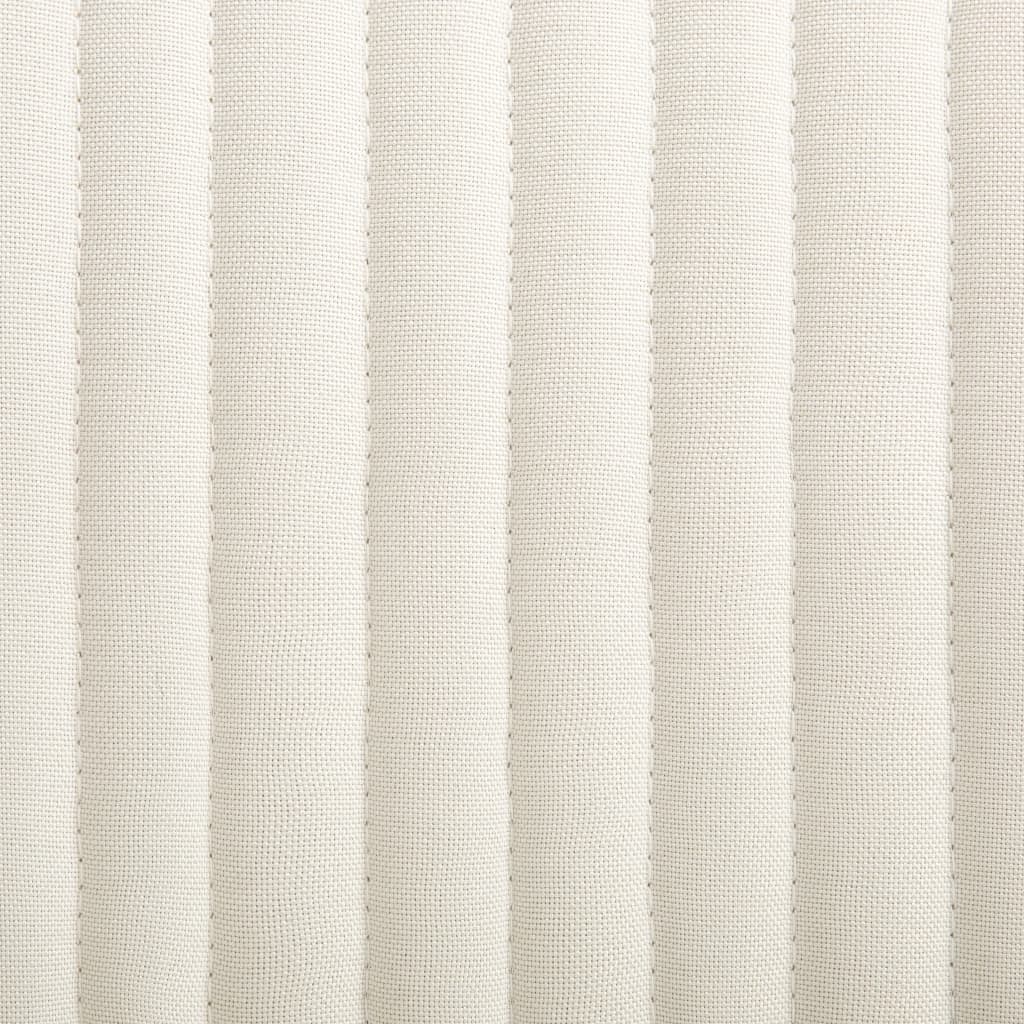 spisebordsstole 2 stk. stof cremefarvet