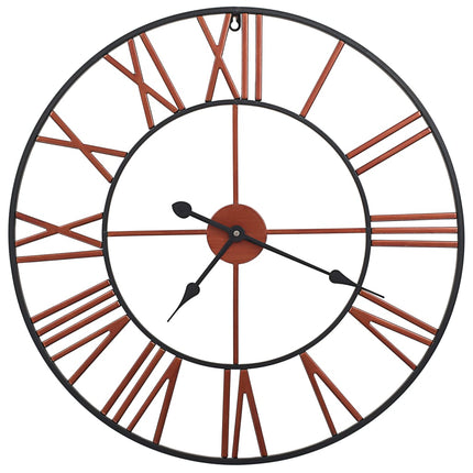 vægur 58 cm metal rød