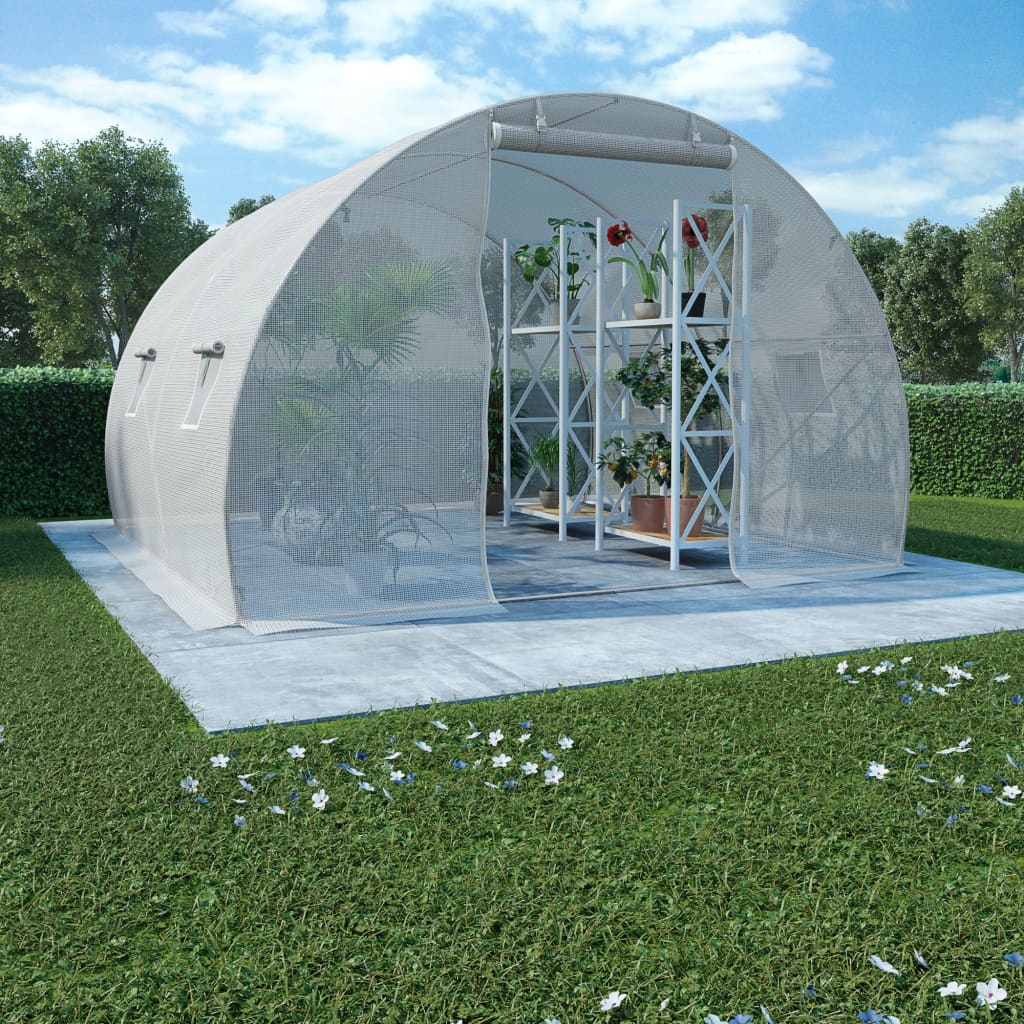 drivhus 9 m² 300x300x200 cm billede
