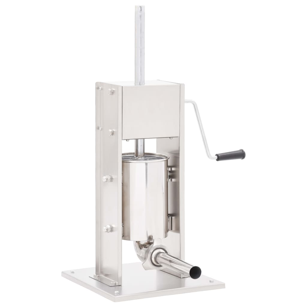 manuel pølsestopper 3 l rustfrit stål sølvfarvet