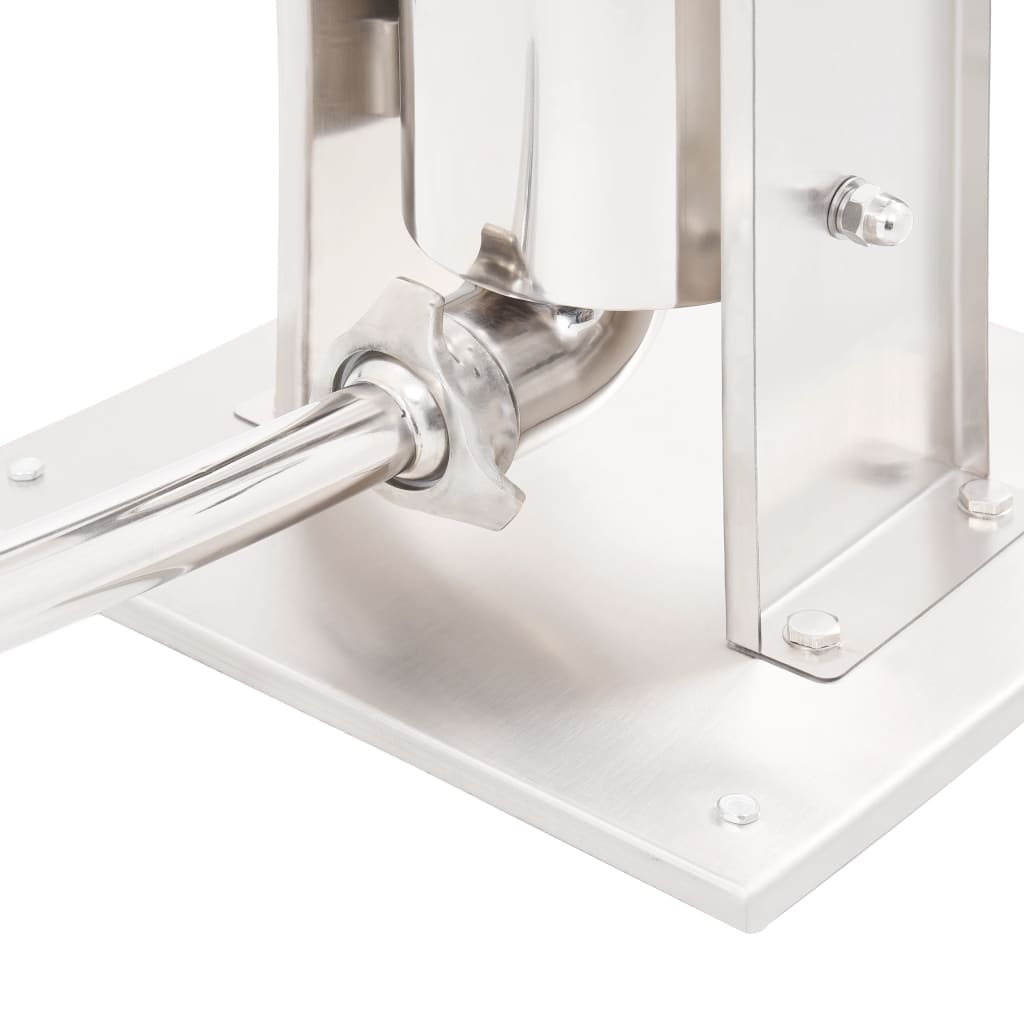 manuel pølsestopper 5 l rustfrit stål sølvfarvet