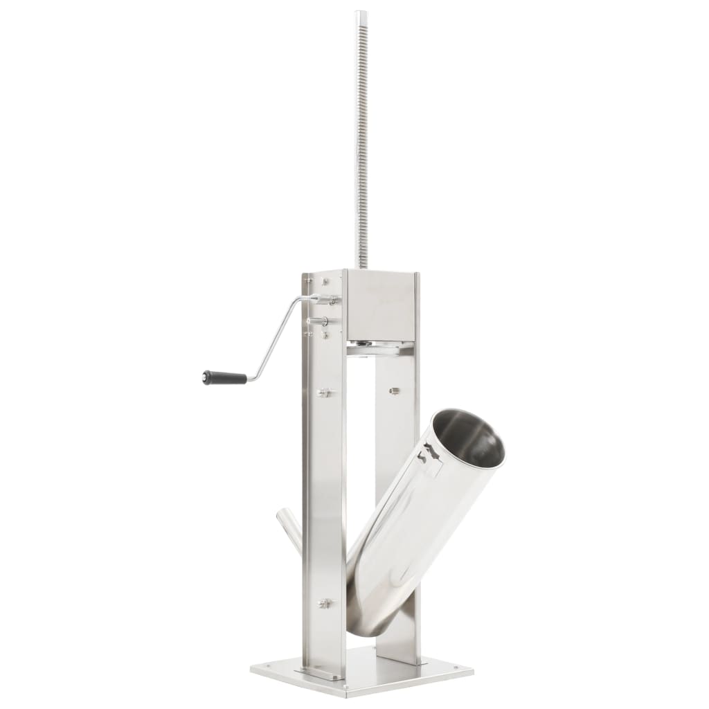 manuel pølsestopper 7 l rustfrit stål sølvfarvet