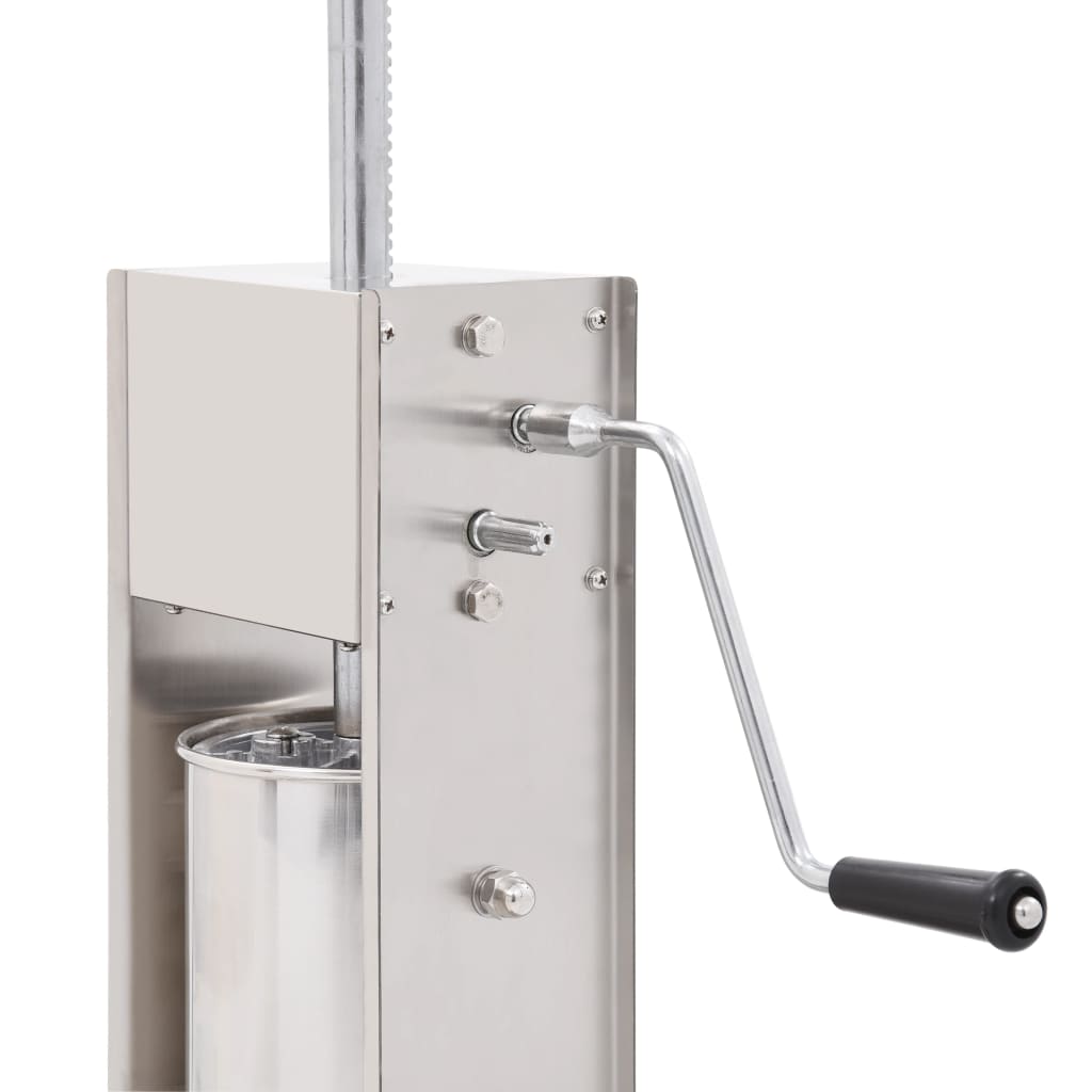 manuel pølsestopper 7 l rustfrit stål sølvfarvet