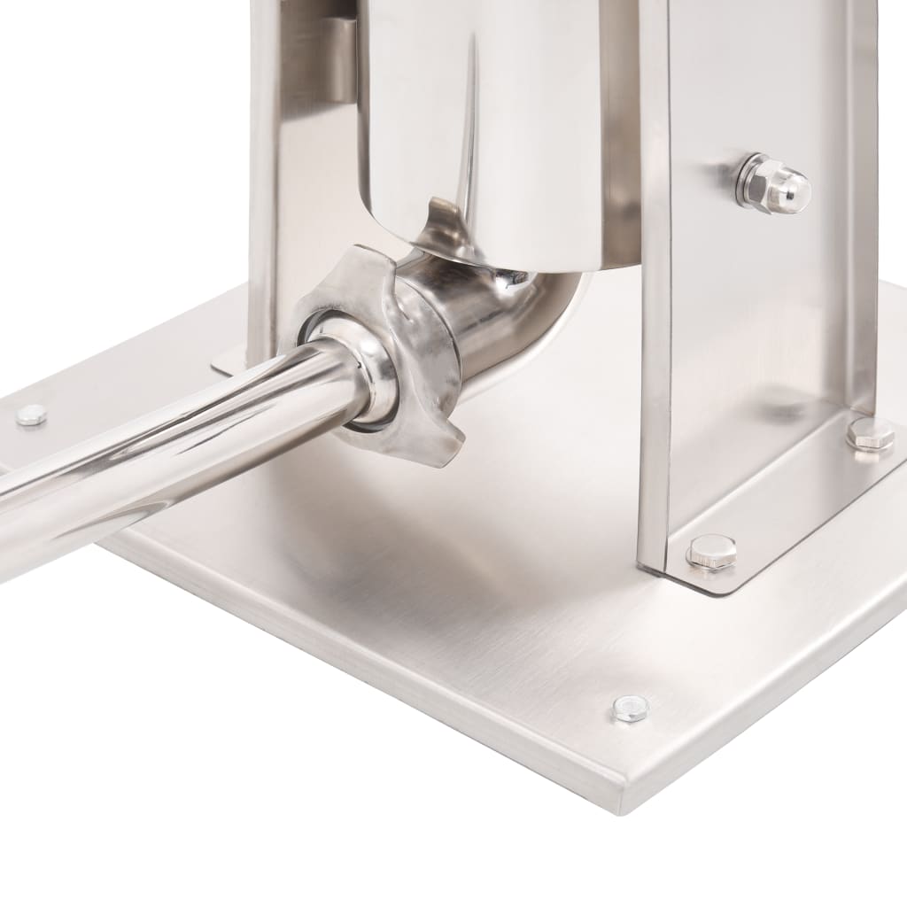 manuel pølsestopper 7 l rustfrit stål sølvfarvet