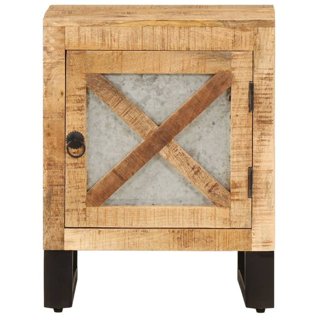 sengebord 40x30x50 cm massivt mangotræ