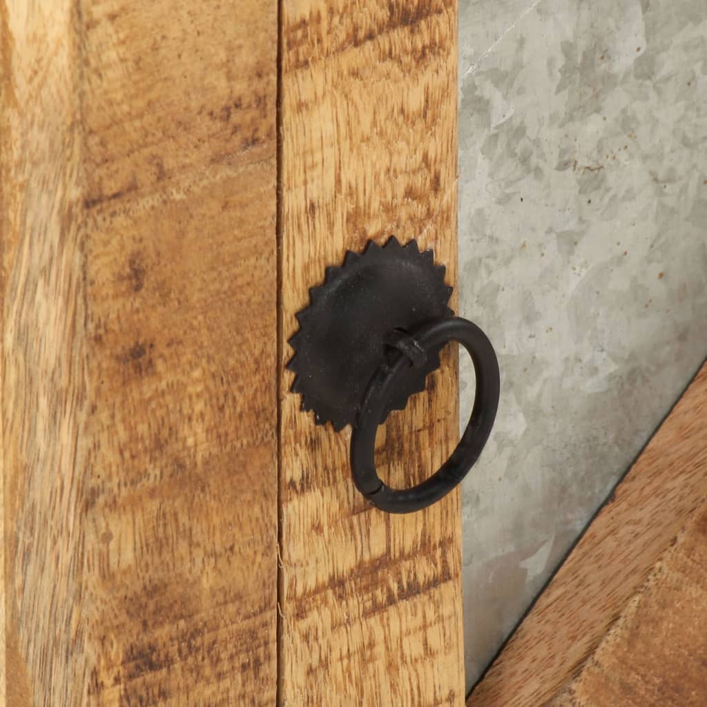 sengebord 40x30x50 cm massivt mangotræ