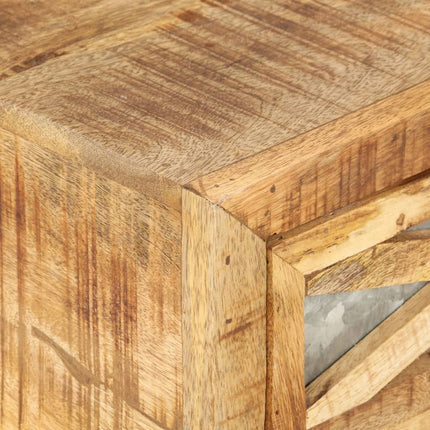 sofabord 110 x 50 x 38 cm massivt mangotræ